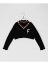 【SALE／70%OFF】COMME CA FILLE アクリルウール チルデンニット コムサ・フィユ トップス ニット【RBA_E】