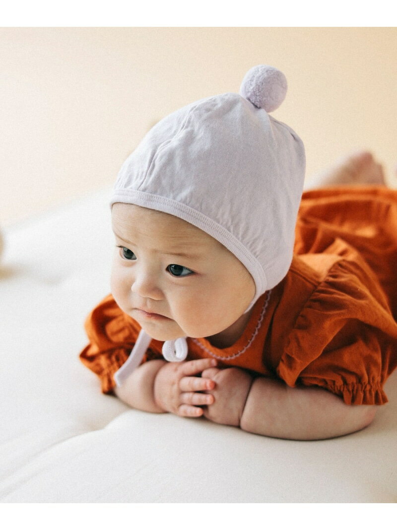 こども ビームス こども ビームス / ベビー Daily Organic ボンボン キャップ コドモ ビームス 帽子 キャップ ブルー イエロー パープル ピンク ホワイト