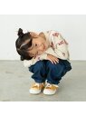 【SALE/20%OFF】branshes 【eikoコラボ】薄手裏毛アソートグラフィックトレーナー ブランシェス トップス スウェット・トレーナー ホワイト【...