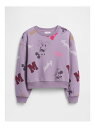 GAP (K)GapKids × ディズニー オーバーサイズ プリント スウェットシャツ ギャップ トップス スウェット・トレーナー パープル【送料無料】