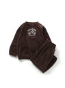 【SALE/30%OFF】BREEZE もちもちユニパジャマ エフオーオンラインストア インナー・ルームウェア パジャマ ブラウン グリーン ピンク イエロー ...