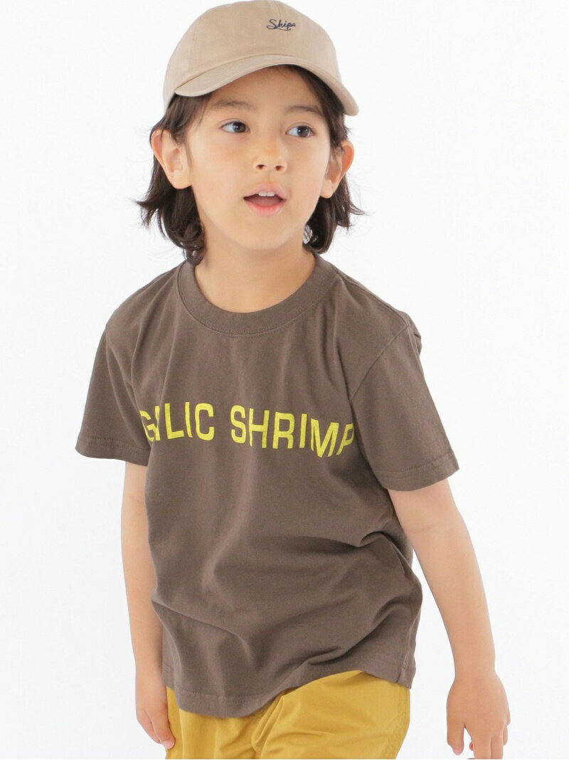 【SALE／50%OFF】SHIPS KIDS 【SHIPS KIDS別注】THE DAY ON THE BEACH:ガーリック シュリンプ TEE 100~150cm シップス トップス その他のトップス グレー ブルー【RBA_E】