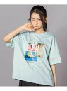 【SALE/30%OFF】ZIDDY フォトプリント半袖Tシャツ(130~160cm) ベベ オンライン ストア トップス カットソー・Tシャツ グリーン ホワイト ブラック【RBA_E】