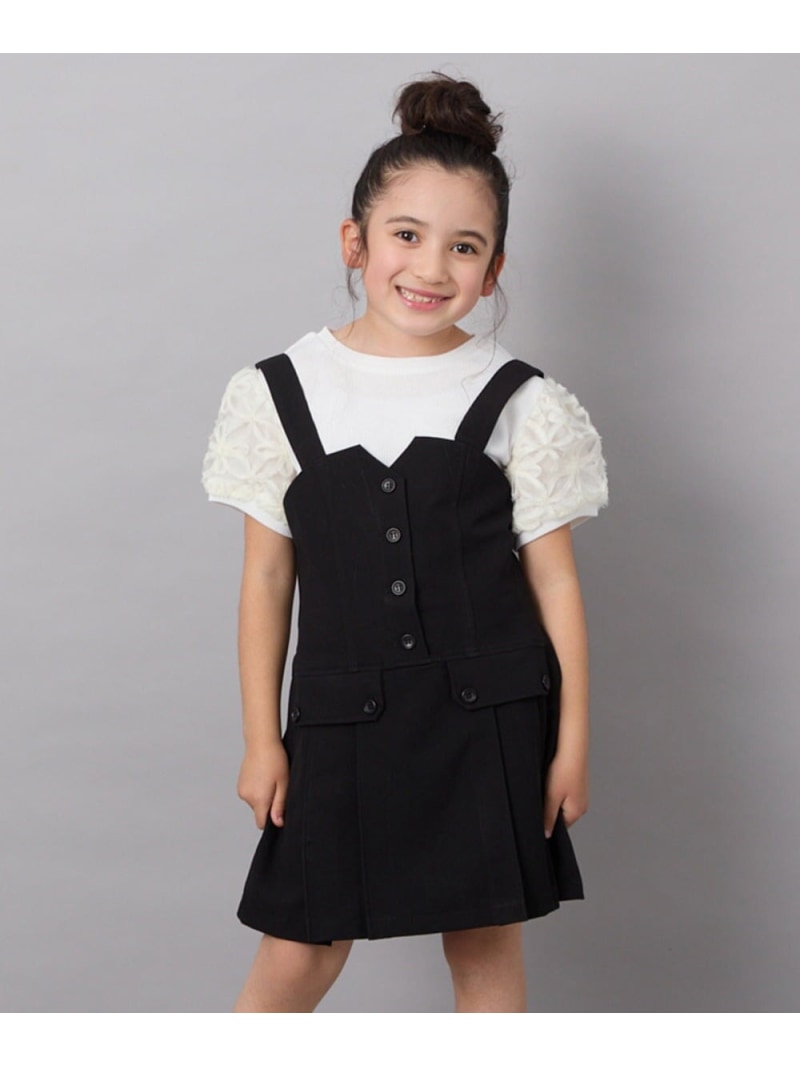 【SALE／19%OFF】a.v.v [140-150]フロントボタンジャンスカ アー・ヴェ・ヴェ 