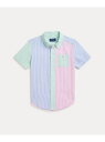 POLO RALPH LAUREN (ボーイズ 2才~7才)ストライプド コットン シアサッカー ファン シャツ ラルフローレン トップス シャツ・ブラウス【送...