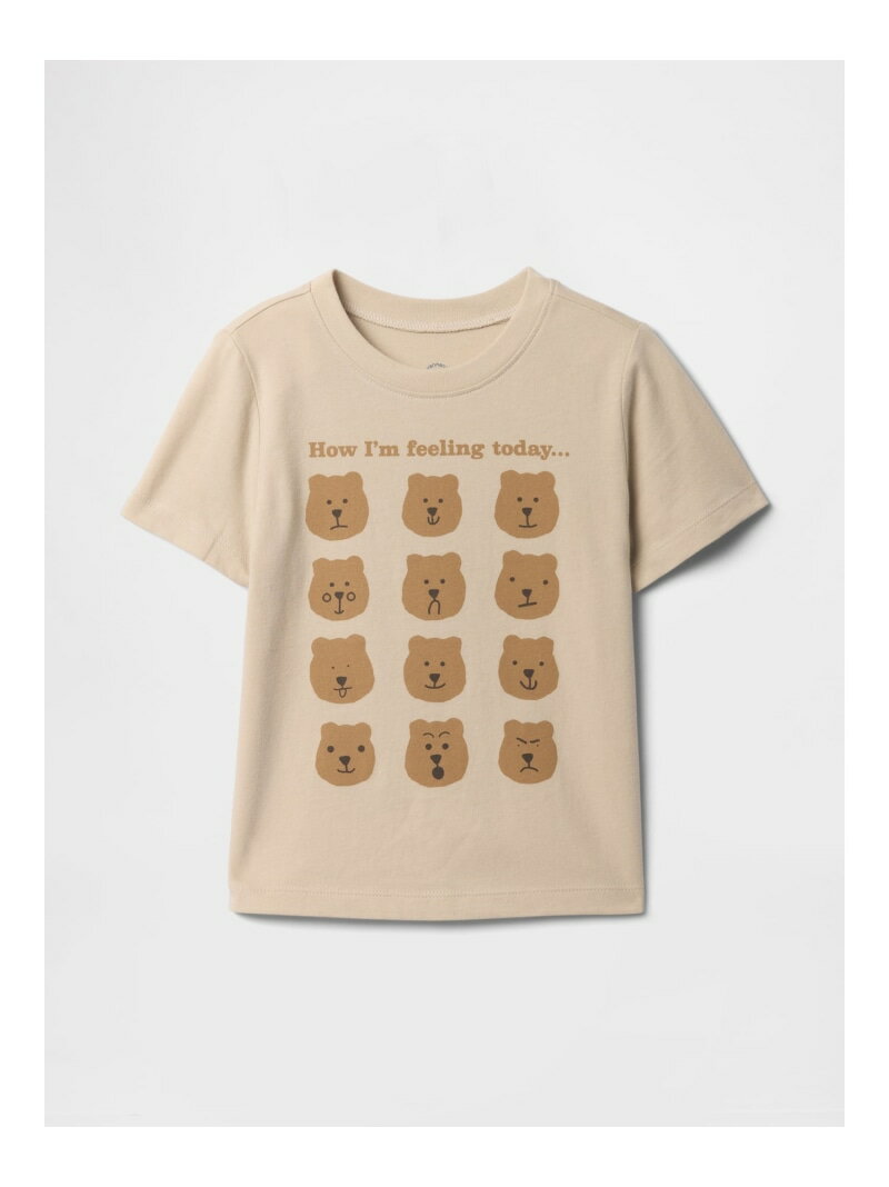 【SALE／20%OFF】GAP (K)babyGap グラフィックTシャツ ギャップ トップス カットソー・Tシャツ グリーン イエロー ベージュ【RBA_E】のサムネイル