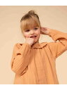 【SALE/40%OFF】PETIT BATEAU ダブルガーゼブラウス プチバトー トップス シャツ・ブラウス オレンジ【RBA_E】【送料無料】