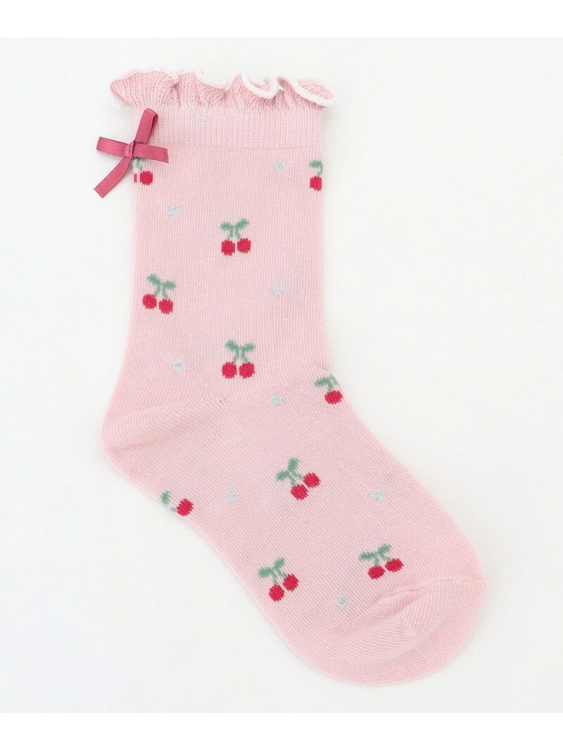 any FAM KIDS 【3点セット】ソックス (ラベンダーピンク) エニィファム 靴下・レッグウェア 靴下 ピンク 3