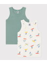 PETIT BATEAU タンクトップ2枚組 プチバトー インナー・ルームウェア その他のインナー・ルームウェア【送料無料】