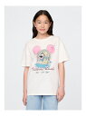 【SALE/40%OFF】GAP (K)Gap × ディズニー グラフィック チュニックTシャツ (キッズ) ギャップ トップス カットソー・Tシャツ イエロー ピンク ホワイト【RBA_E】