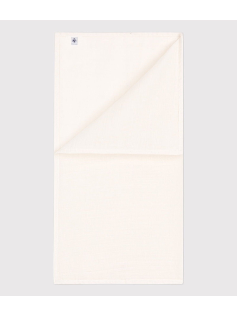 【SALE／20%OFF】PETIT BATEAU ダブルガーゼスワドル プチバトー マタニティウェア・ベビー用品 おくるみ ホワイト【RBA_E】