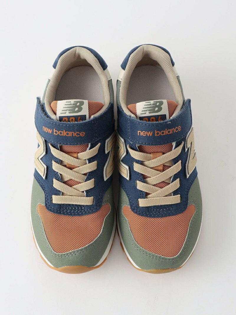 UNITED ARROWS green label relaxing ◆＜NEW BALANCE(ニューバランス)＞YV996O 17cm-24cm スニーカー ユナイテッドアローズ グリーンレーベルリラクシング シューズ スニーカー/スリッポン ネイビー ベージュ【送料無料】