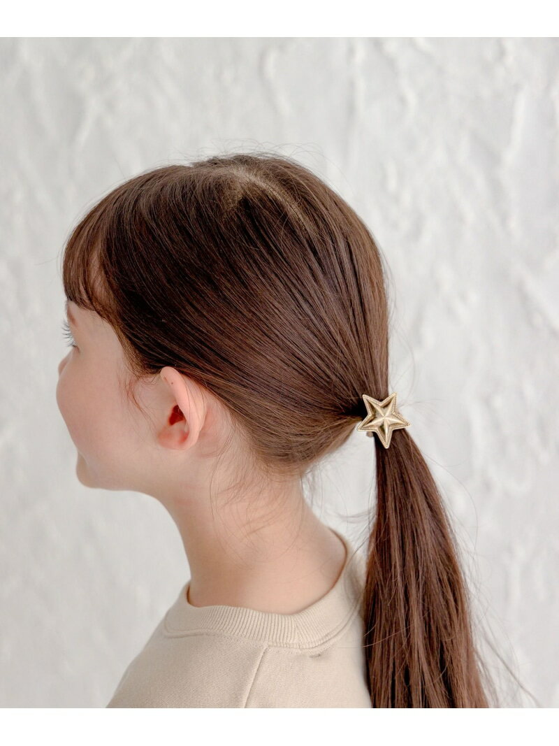 BAYFLOW (K)スターヘアゴム/K ベイフロー ヘアアクセサリー ヘアゴム シルバー ゴールド