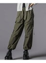 ZIDDY ドロストナイロンカーゴパンツ(130~160cm) ベベ オンライン ストア パンツ その他のパンツ グリーン ブラック【送料無料】