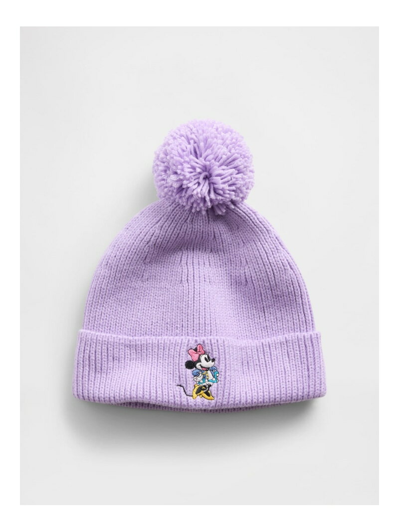 【SALE／40%OFF】GAP (K)babyGap × ディズニー ミニーマウス プーフビーニー ギャップ 帽子 ニット帽・..