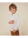 【SALE/10%OFF】PETIT BATEAU ポプリンシャツ プチバトー トップス シャツ・ブラウス ホワイト【RBA_E】【送料無料】