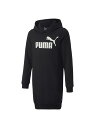 PUMA キッズ ガールズ ESS ロゴ フーディ ドレス 120-160cm プーマ トップス ノースリーブ・タンクトップ ブラック【送料無料】