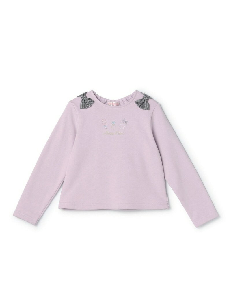 mezzo piano 【福袋A】肩リボン トレーナー ナルミヤオンライン トップス スウェット・トレーナー パープル【送料無料】のサムネイル