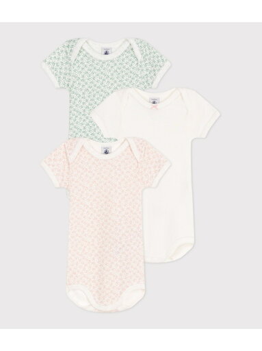 【SALE/10%OFF】PETIT BATEAU 半袖ボディ3枚組 プチバトー マタニティウェア・ベビー用品 ロンパース・カバーオール【RBA_E】【送料無料】 【SALE/10%OFF】PETIT BATEAU 半袖ボディ3枚組 プチバトー マタニティウェア・ベビー用品 ロンパース・カバーオール【RBA_E】【送料無料】