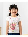 ANPANMAN KIDS COLLECTION APKC/(K)HUGプリントTシャツ アンパンマンキッズコレクション トップス カットソー・Tシャツ ホワイト ピンク