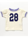 BREEZE シャーリングミニTシャツ エフオーオンラインストア トップス カットソー・Tシャツ イエロー ホワイト(4)