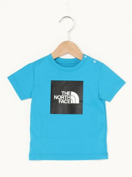 【SALE/20%OFF】THE NORTH FACE THE NORTH FACE/NTB82023 ベビー ショートスリーブカラードビッグロゴティー ストンプスタンプ カットソー キッズカットソー ブルー ホワイト【RBA_E】