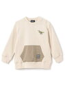 【SALE/30%OFF】kladskap 【人気商品再入荷】【直営店で取り扱い無し】恐竜刺しゅうポケットトレーナー ナルミヤオンライン トップス スウェット・...