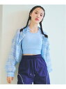 【SALE/50%OFF】Lovetoxic チェックシアーシャツ ナルミヤオンライン トップス シャツ・ブラウス ホワイト ブルー【RBA_E】