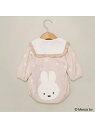 branshes 【miffy/ミッフィー】おしりモチーフ長袖カバーオール ブランシェス マタニティウェア・ベビー用品 ロンパース・カバーオール ベージュ ピンク【送料無料】