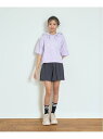 【SALE/40%OFF】Lovetoxic 【GOODPRICE】半袖パーカセットアップ ナルミヤオンライン トップス アンサンブル ホワイト パープル【RB...