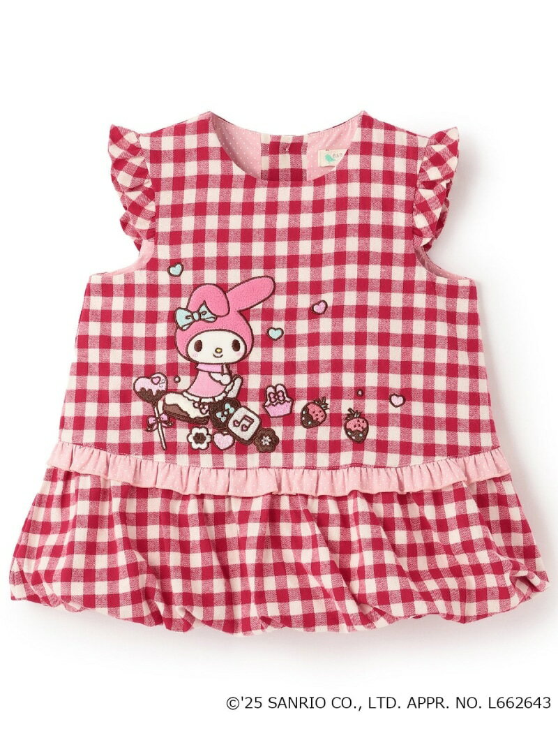 baby cheer 【マイメロディ】バルーンチュニック ナルミヤオンライン ワンピース・ドレス チュニック ネイビー【送料無料】