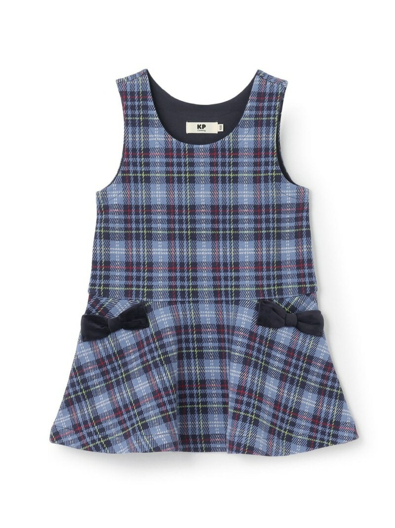 KP Wジャカードチェック ジャンパースカート ナルミヤオンライン ジャケット・アウター その他のジャケ..