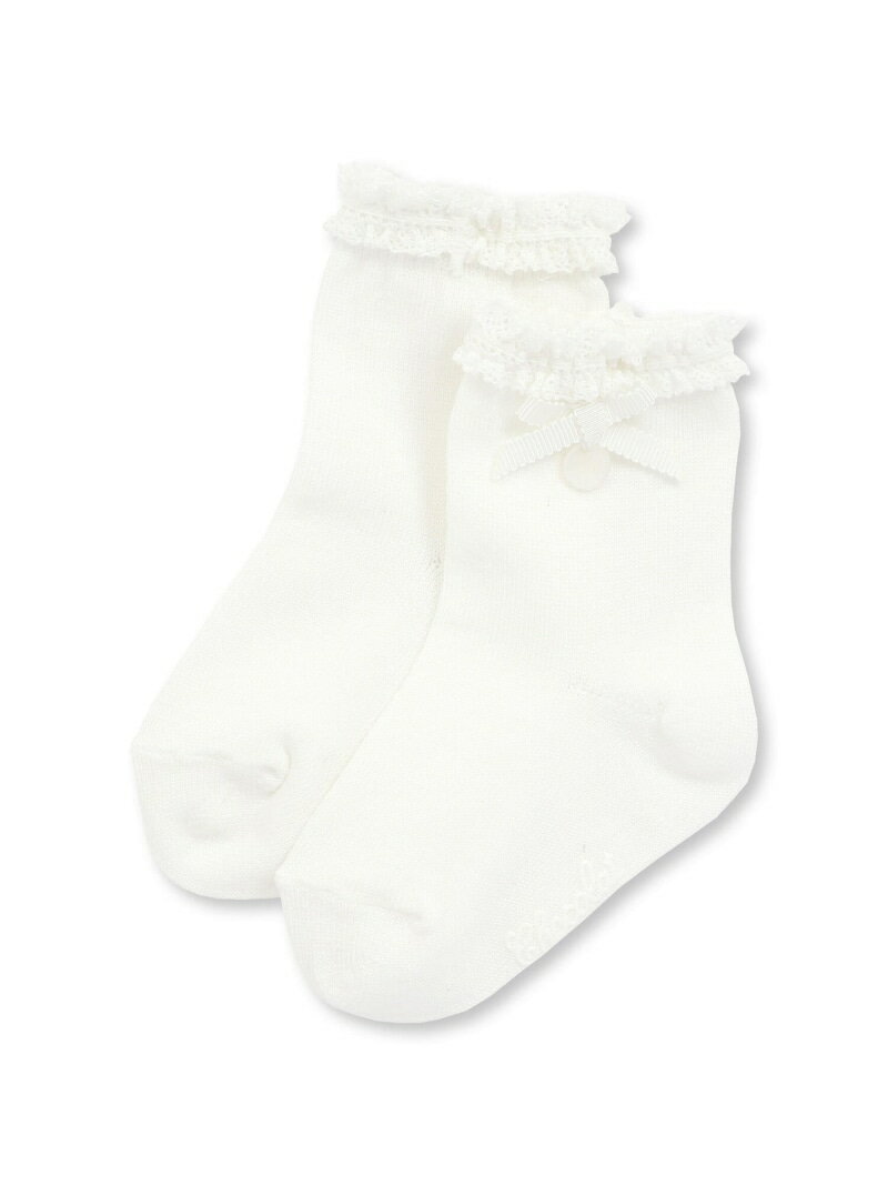 Tartine et Chocolat 【日本製】【お揃い】コットンシルケットレースリボンソックスベビー(8~13cm) ベベ オンライン ストア マタニティウ...