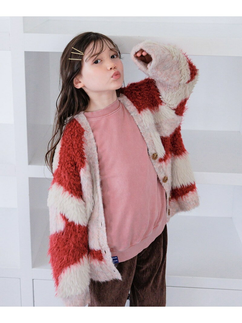 BAYFLOW [KIDSサイズが新登場!]ニュアンスパターンカーデ(KIDS) ベイフロー トップス カーディガン レ..