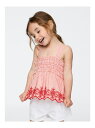 GAP (K)スモッキングギャザー アイレットトップス (幼児・ベビー) ギャップ トップス キャミソール レッド【送料無料】