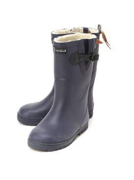 【SALE／30%OFF】AIGLE ウッディポップファー エーグル シューズ レインブーツ ネイビー レッド グレー【RBA_E】【送料無料】