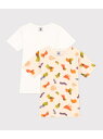 【SALE/10%OFF】PETIT BATEAU 半袖Tシャツ2枚組 プチバトー インナー・ルームウェア その他のインナー・ルームウェア【RBA_E】【送料無...