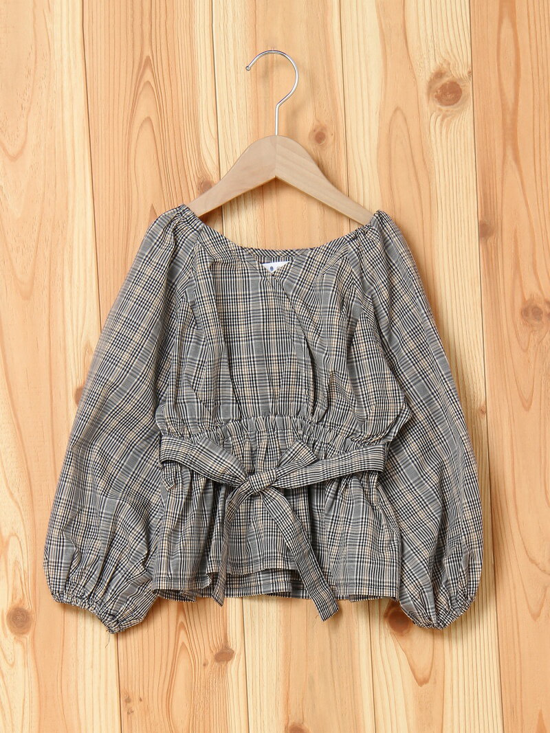 【SALE／24%OFF】GLOBAL WORK (K)チェックカシュクールブラウス グローバルワーク カットソー【RBA_S】【RBA_E】