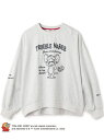 pom ponette junior 【TOM AND JERRY】アソート変形プルオーバー ナルミヤオンライン トップス スウェット・トレーナー グレー ホワイト【送料無料】