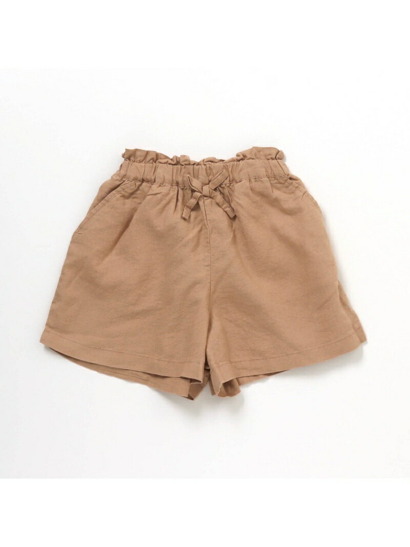 【SALE／40%OFF】apres les cours フレアショートパンツ ショート丈 エフオーオンラインストア パンツ その他のパンツ ネイビー イエロー パープル ブルー ベージュ【RBA_E】のサムネイル