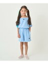 【SALE/40%OFF】MINIMAL 【快適素材】楊柳setup ナルミヤオンライン トップス カットソー・Tシャツ ピンク ブルー パープル【RBA_E】