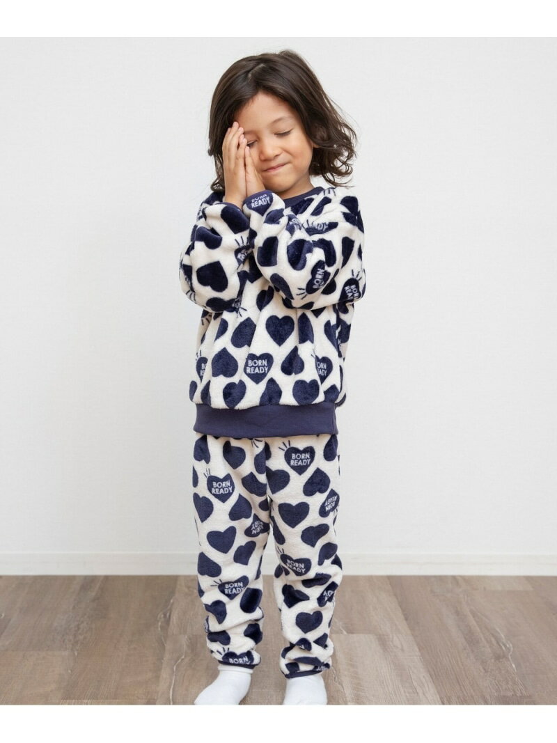 【SALE／10%OFF】BREEZE WEB限定 フリースパジャマ エフオーオンラインストア インナー・ルームウェア パジャマ イエロー レッド ホワイト ブルー【RBA_E】のサムネイル