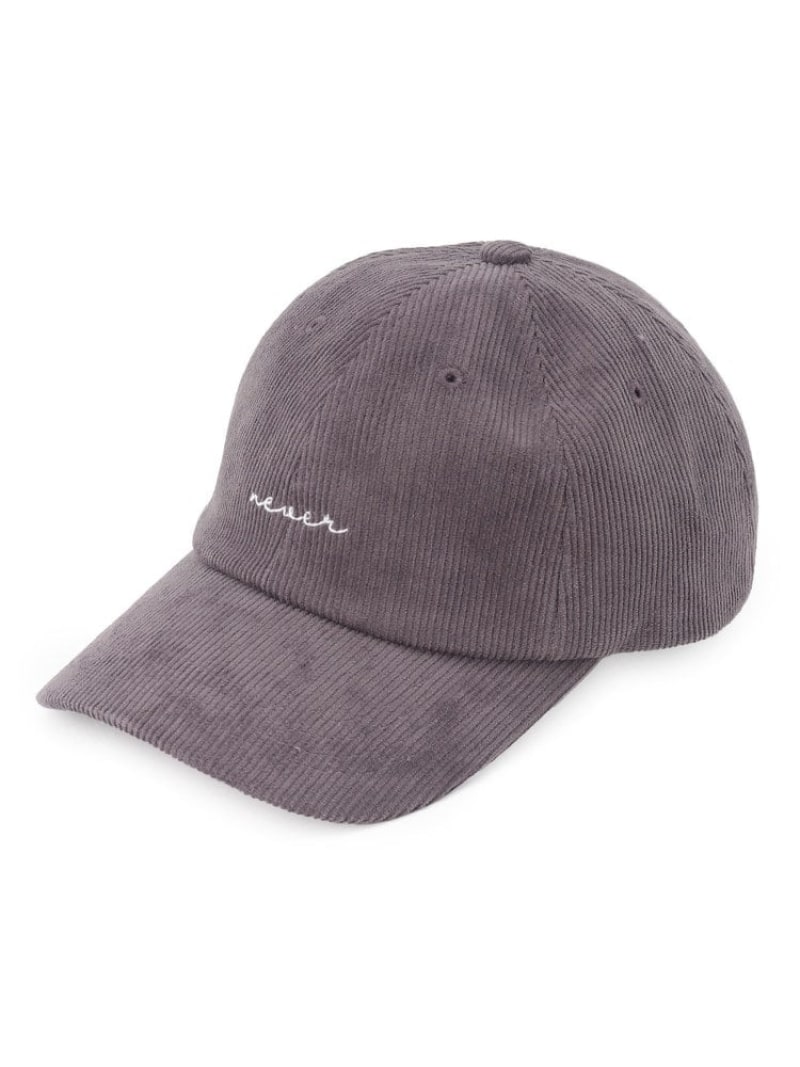 【SALE／50%OFF】PINK-latte コーデュロイCAP ピンク ラテ 帽子 キャップ グレー ベージュ パープル【RBA_E】