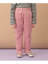 【SALE/40%OFF】Lycee mine ハートポケット裾フリルコーデュロイパンツ ナルミヤオンライン パンツ ジーンズ・デニムパンツ ホワイト ピンク グレー【RBA_E】