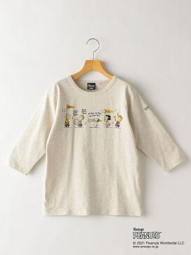 SHIPS KIDS SHIPS KIDS:スヌーピー 7分袖 TEE(145~160cm) シップス カットソー キッズカットソー ブルー ブラウン【送料無料】