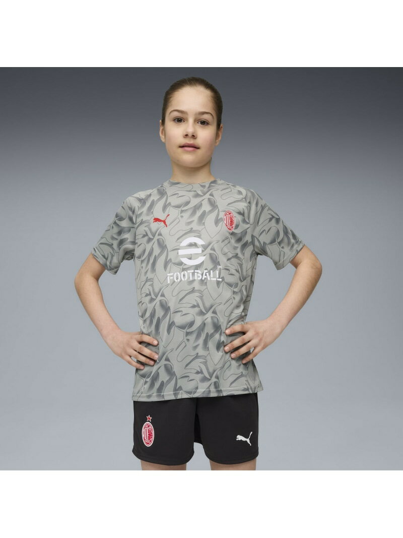 【予約商品について】 ※「先行予約販売中」「予約販売中」をご注文の際は予約商品についてをご確認ください。■重要なお知らせ※ 当店では、ギフト配送サービス及びラッピングサービスを行っておりません。ラッピング・ギフト配送について同時に複数の商品を注文された場合メーカー希望小売価格について置き配についてご利用ガイドPUMA（プーマ）キッズ 2025-26 ACミラン プレマッチ 半袖 シャツ商品情報2025-26シーズンACミランプレマッチ半袖シャツが登場。伝説的なクラブデザインとパフォーマンス性、トレーニングセッションからストリートまで、スタイリッシュで快適な25/26シーズンのウォームアップコレクション。ピッチ上の選手たちが試合前のウォーミングアップやトレーニングで着用するアイテムです。独自の吸水速乾機能dryCELLは、運動中の汗を素早く吸収し衣服内を快適な状態に保ちます。細身ですっきりとしたスリムフィット、クラブ公式ロゴを採用した一着です。8才以上のお子様におすすめのサイズです。この商品はインポートサイズです。各サイズの詳細は「サイズガイド」をご確認ください。特徴dryCELL：吸水速乾の高機能素材により、運動中の衣服内もドライで快適リサイクル素材使用：より良い未来への一歩として、トリムや装飾を除き100％リサイクル素材を使用しています詳細フィット:程よいフィット感で快適な着心地のレギュラーフィット本体:ピケ襟：クルーネック半袖丈：レギュラー丈チーム公式バッジ x プーマロゴPUMA Youth:8才以上のお子様にお勧めのサイズ型番：782390-13-13-1c PK9561【採寸】サイズ:116,胸囲:66cm,ゆき:27.5cm,後ろ丈:42.5cm,すそ周り:71cmサイズ:128,胸囲:73cm,ゆき:30.5cm,後ろ丈:45.5cm,すそ周り:77cmサイズ:140,胸囲:80cm,ゆき:33cm,後ろ丈:51cm,すそ周り:83cmサイズ:152,胸囲:86cm,ゆき:36cm,後ろ丈:56cm,すそ周り:87cmサイズ:164,胸囲:92cm,ゆき:39cm,後ろ丈:61.5cm,すそ周り:93cm商品のサイズについて【商品詳細】ベトナム素材：ポリエステル100%サイズ：116、128、140、152、164※画面上と実物では多少色具合が異なって見える場合もございます。ご了承ください。商品のカラーについて