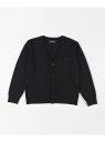【SALE/10%OFF】COMME CA ISM ベーシック ニット カーディガン(100-130cm) コムサイズム トップス カーディガン ブラック グレ...