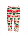 【SALE/50%OFF】moimoln 【X'mas】総柄起毛レギンス モイモルン 靴下・レッグウェア レギンス・スパッツ ホワイト【RBA_E】