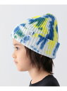【SALE/50%OFF】BAYFLOW タイダイ柄ニットワッチ(KIDS) ベイフロー 帽子 ニット帽・ビーニー グリーン イエロー【RBA_E】