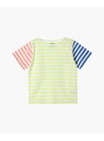 agnes b. ENFANT 【キッズ】agnes b. x HELLY HANSEN マリンボーダーTシャツ アニエスベー トップス カットソー・Tシャツ イエロー【送料無料】(4)